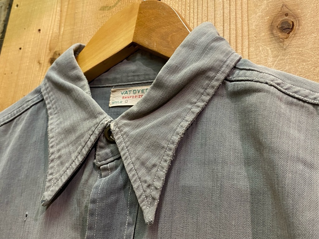 4月13日(水)マグネッツ大阪店夏Vintage&Accessories入荷日!!#4Work&Military編!Chambray,HBT,Stripe,MilitaryT,SailorShirt!_c0078587_10252216.jpg