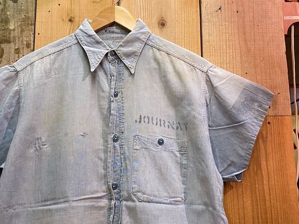 4月13日(水)マグネッツ大阪店夏Vintage&Accessories入荷日!!#4Work&Military編!Chambray,HBT,Stripe,MilitaryT,SailorShirt!_c0078587_10403636.jpg