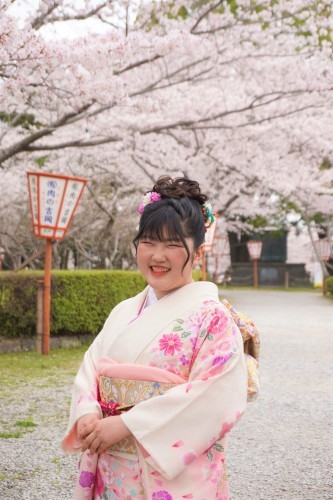成人式前撮り　臼杵城址のさくら&#127800;_d0230676_15160225.jpg