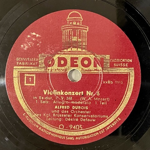 ベルギーのヴァイオリン奏者 アルフレッド・デュボワ(Vn:1898-1949)_a0047010_10581936.jpg
