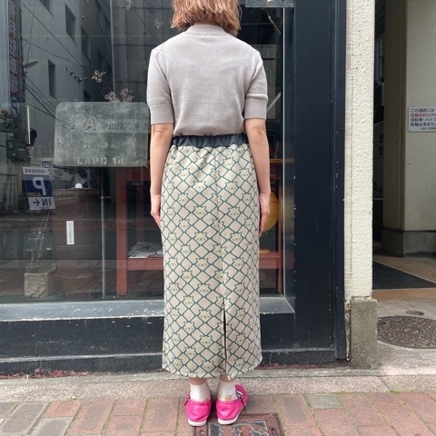 latelierdusavon アトリエドゥサボン ジャガードパンツ 花柄