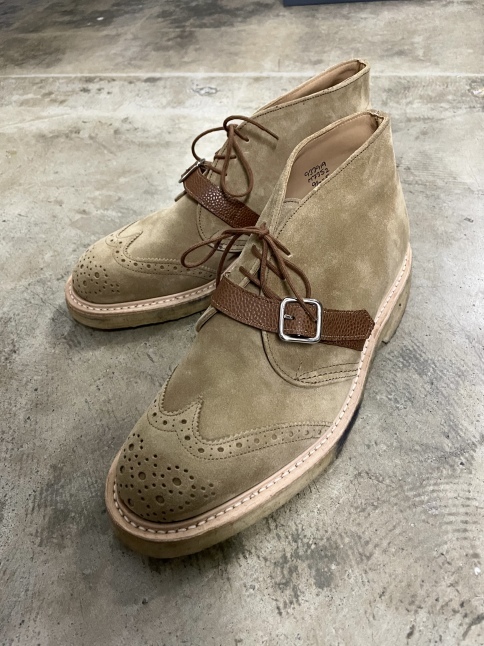「残り1足」 Tricker’s 当店別注:W Crape SOLE ★★_d0152280_13302881.jpeg