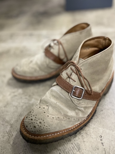 「残り1足」 Tricker’s 当店別注:W Crape SOLE ★★_d0152280_13321357.jpeg