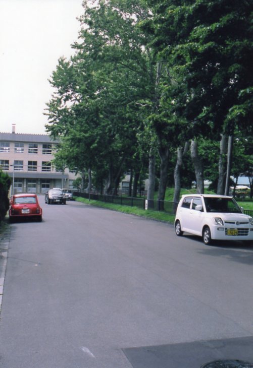 函館市立的場中学校(函館懐かしの建築)_f0142606_08135011.jpg