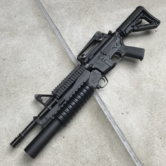 東京マルイ M16A2 電動ガン ＋ グレネードランチャー M203 - 岐阜県の