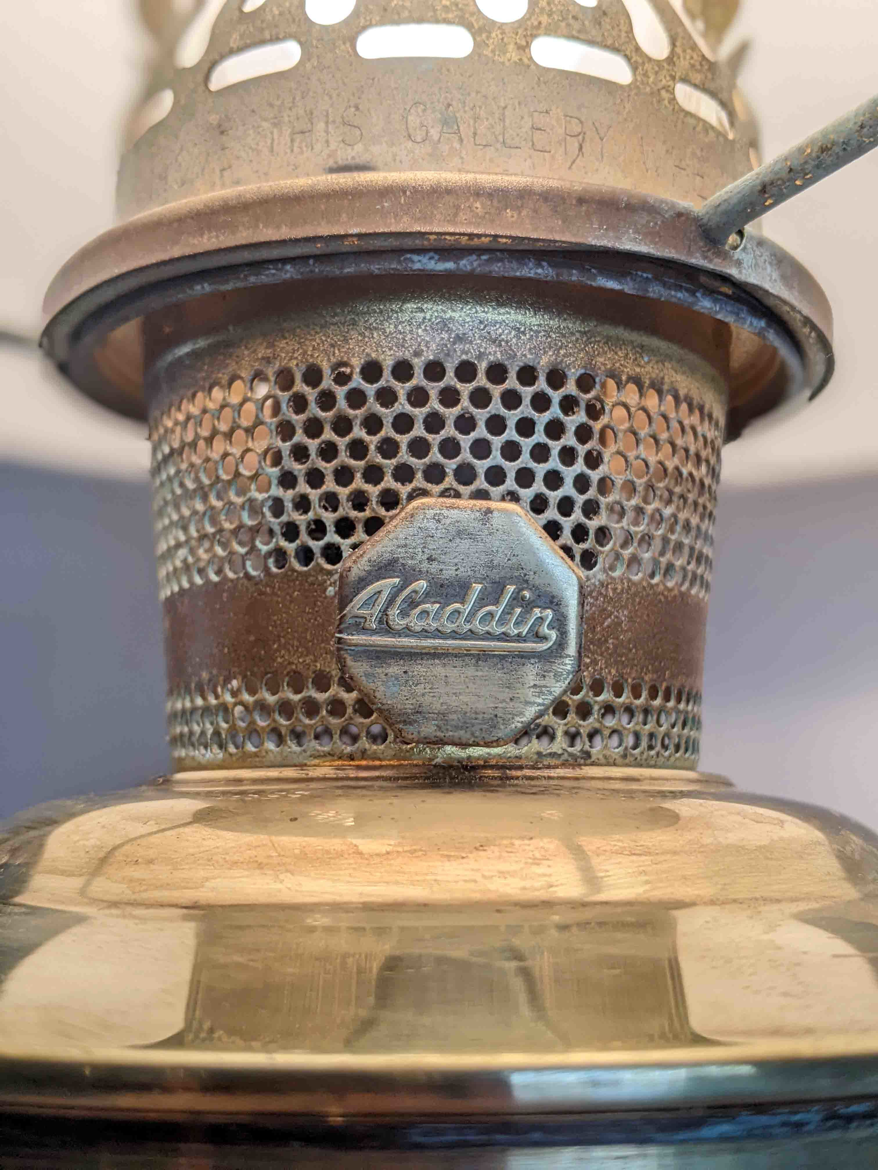 U.S Vintage】Aladdin Mantle Lamp/アラジン マントル ランプ U.S Vintage】Aladdin Mantle Lamp/アラジン マントル ランプ