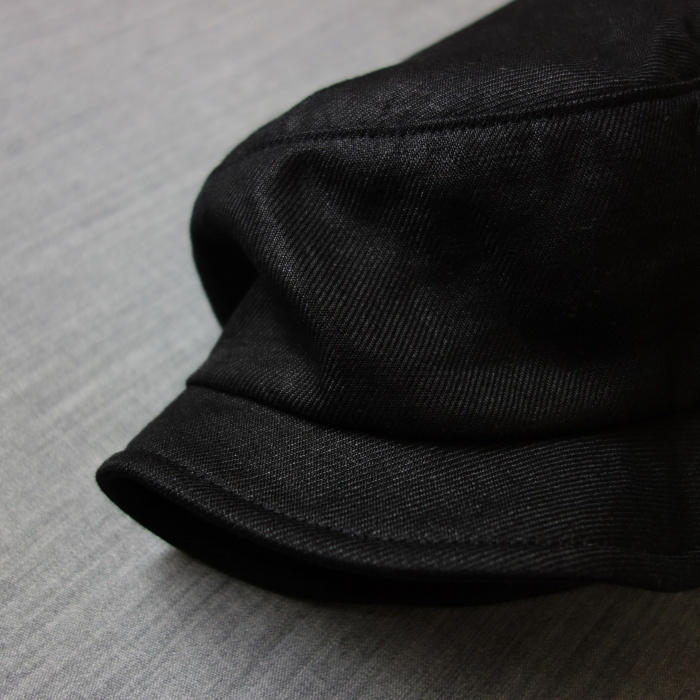 7月の製作予定 / black heavylinen chevalier hat_e0130546_17365383.jpg