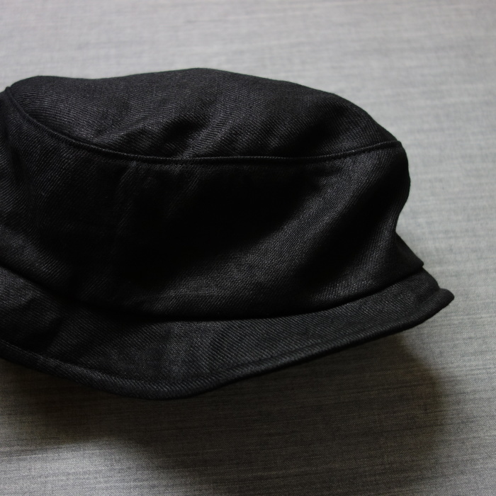 7月の製作予定 / black heavylinen chevalier hat_e0130546_17371082.jpg