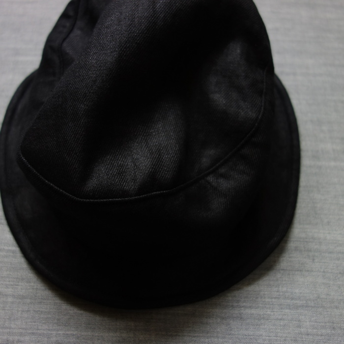 7月の製作予定 / black heavylinen chevalier hat_e0130546_17372960.jpg