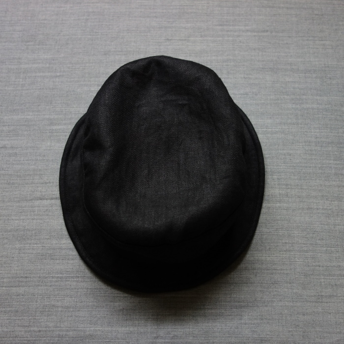 7月の製作予定 / black heavylinen chevalier hat_e0130546_17375641.jpg