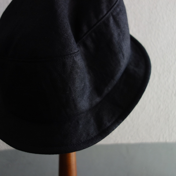 7月の製作予定 / black heavylinen chevalier hat_e0130546_17410720.jpg