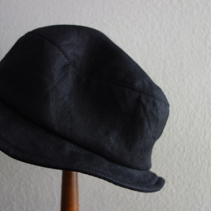 7月の製作予定 / black heavylinen chevalier hat_e0130546_17415822.jpg