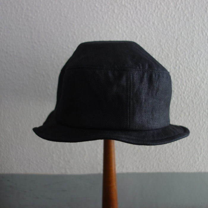 7月の製作予定 / black heavylinen chevalier hat_e0130546_17421746.jpg