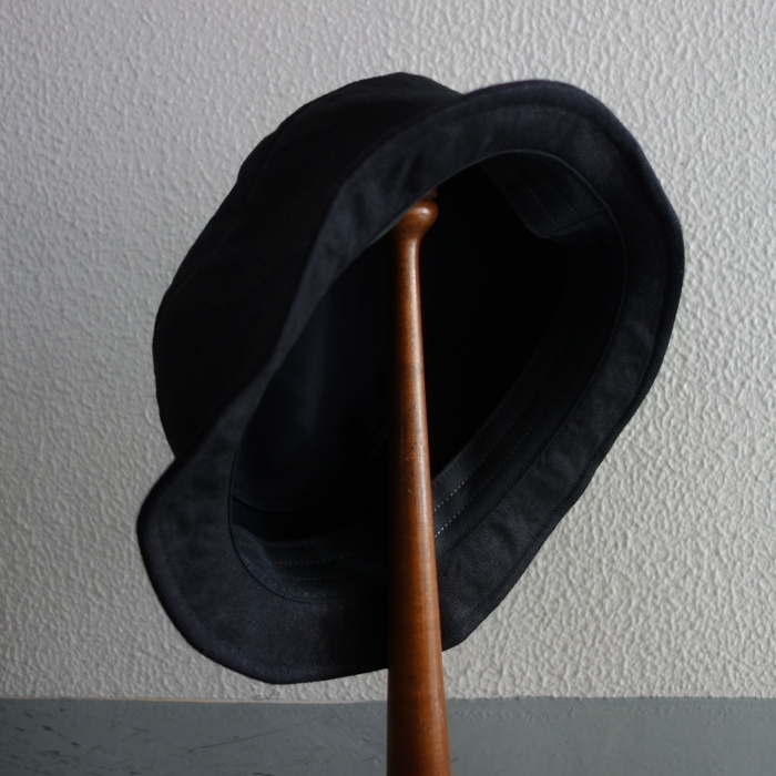 7月の製作予定 / black heavylinen chevalier hat_e0130546_17423427.jpg