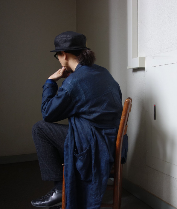 7月の製作予定 / black heavylinen chevalier hat_e0130546_17431972.jpg