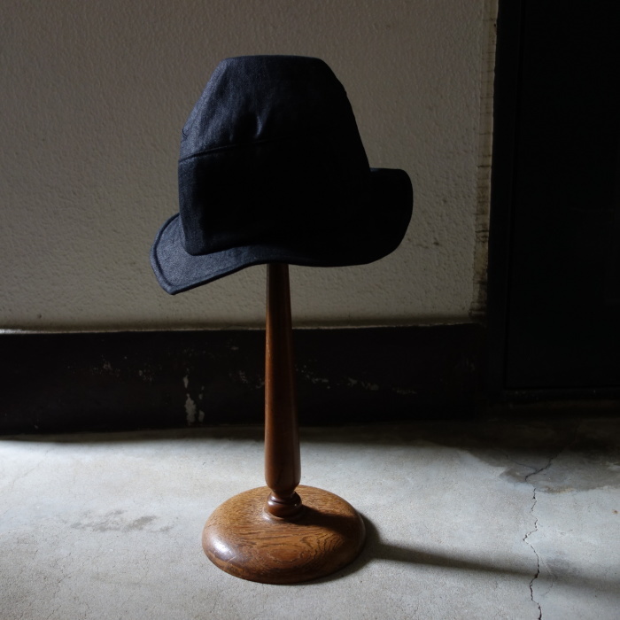 7月の製作予定 / black heavylinen chevalier hat_e0130546_17434791.jpg
