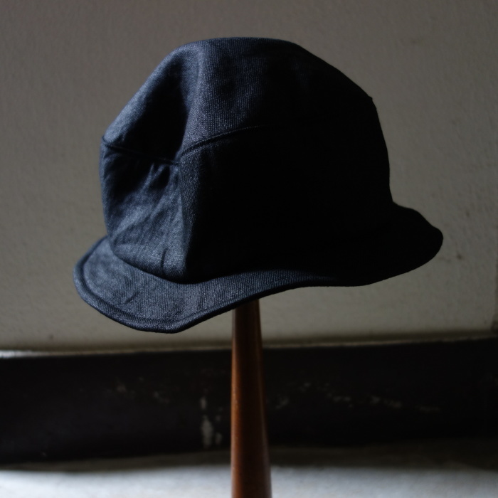 7月の製作予定 / black heavylinen chevalier hat_e0130546_17440872.jpg