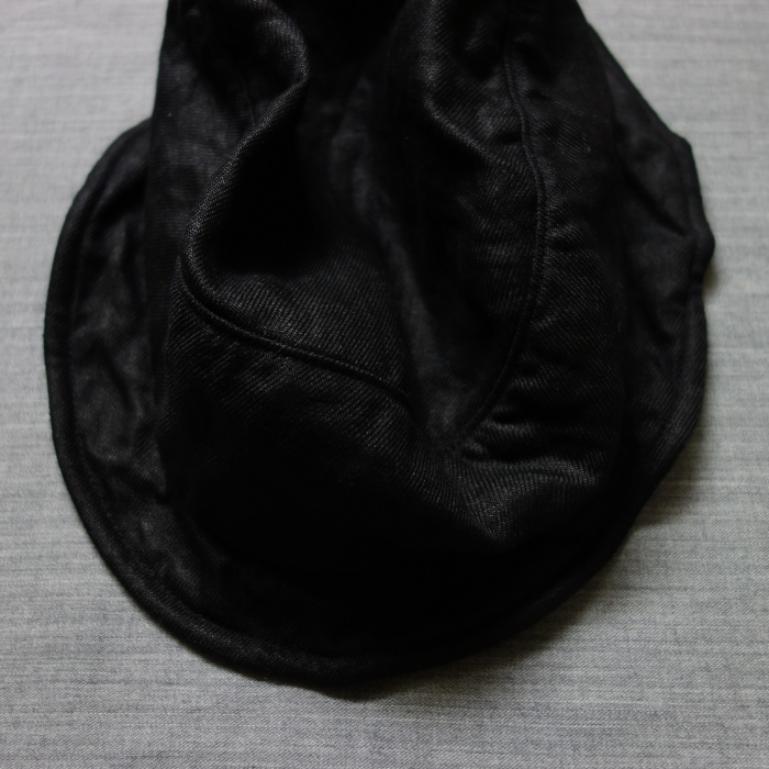 7月の製作予定 / black heavylinen chevalier hat_e0130546_17474861.jpg