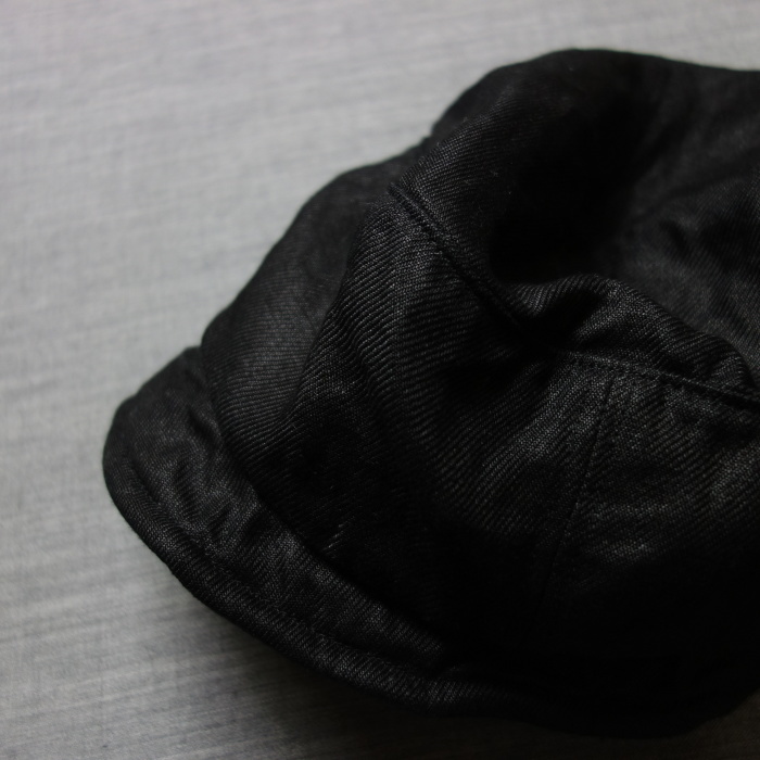 7月の製作予定 / black heavylinen chevalier hat_e0130546_17513471.jpg