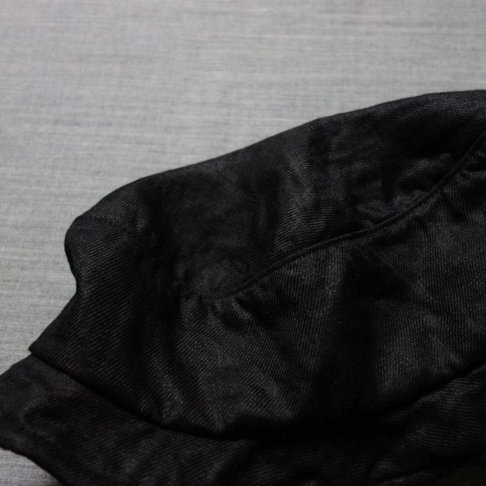 7月の製作予定 / black heavylinen chevalier hat_e0130546_17535584.jpg