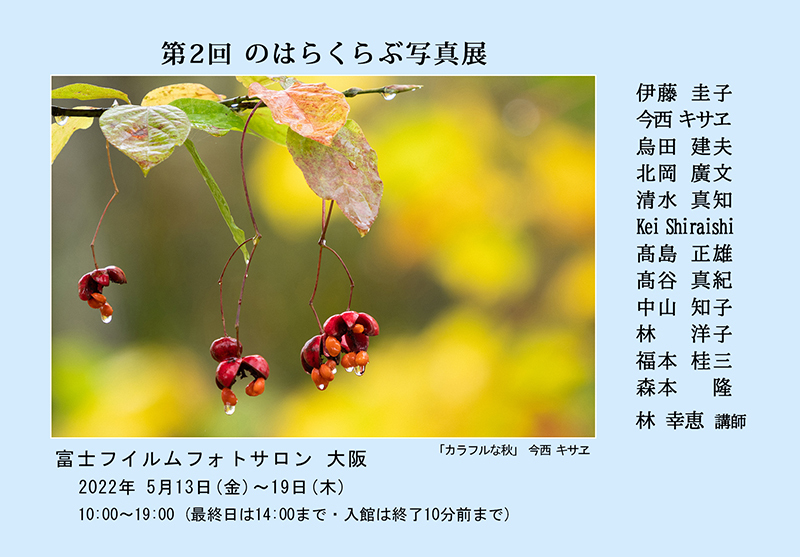 第2回 のはらくらぶ写真展(大阪)_c0142549_16340432.jpg