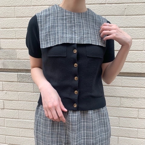 fig London 》 chic LINEN sailor tsunagi & ジャケット : l fig London 》 chic LINEN sailor tsunagi & ジャケット : l