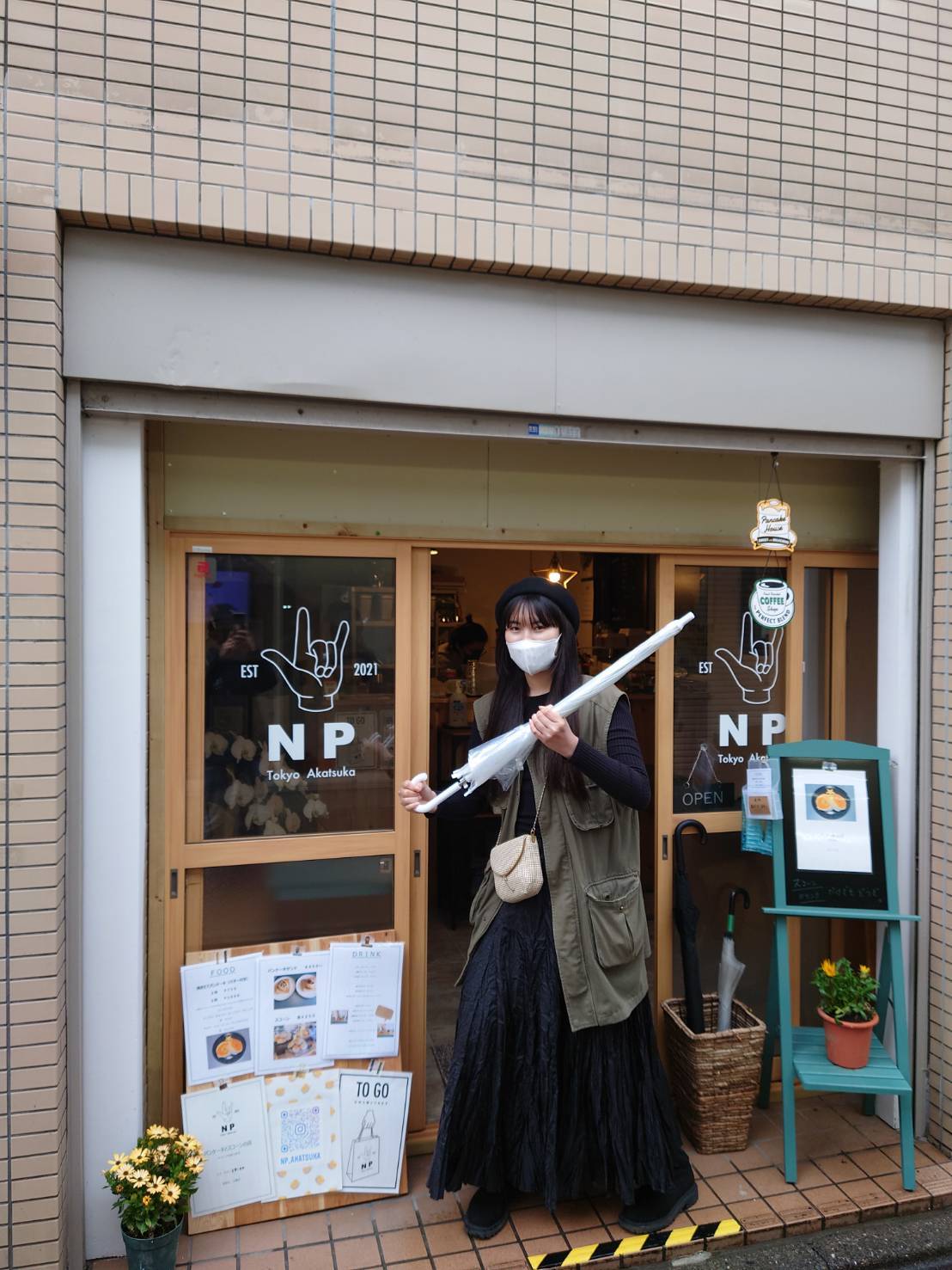 『NP』理絵ちゃんの下赤塚パンケーキ店_a0075684_07551951.jpg