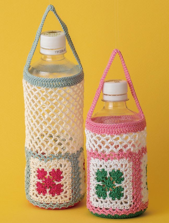 編み図あり〼 レトロ ペットボトルカバー おさや糸店 岩倉市 名古屋市 小牧市 江南市 一宮市 春日井市 犬山市 稲沢市 北名古屋市 近隣