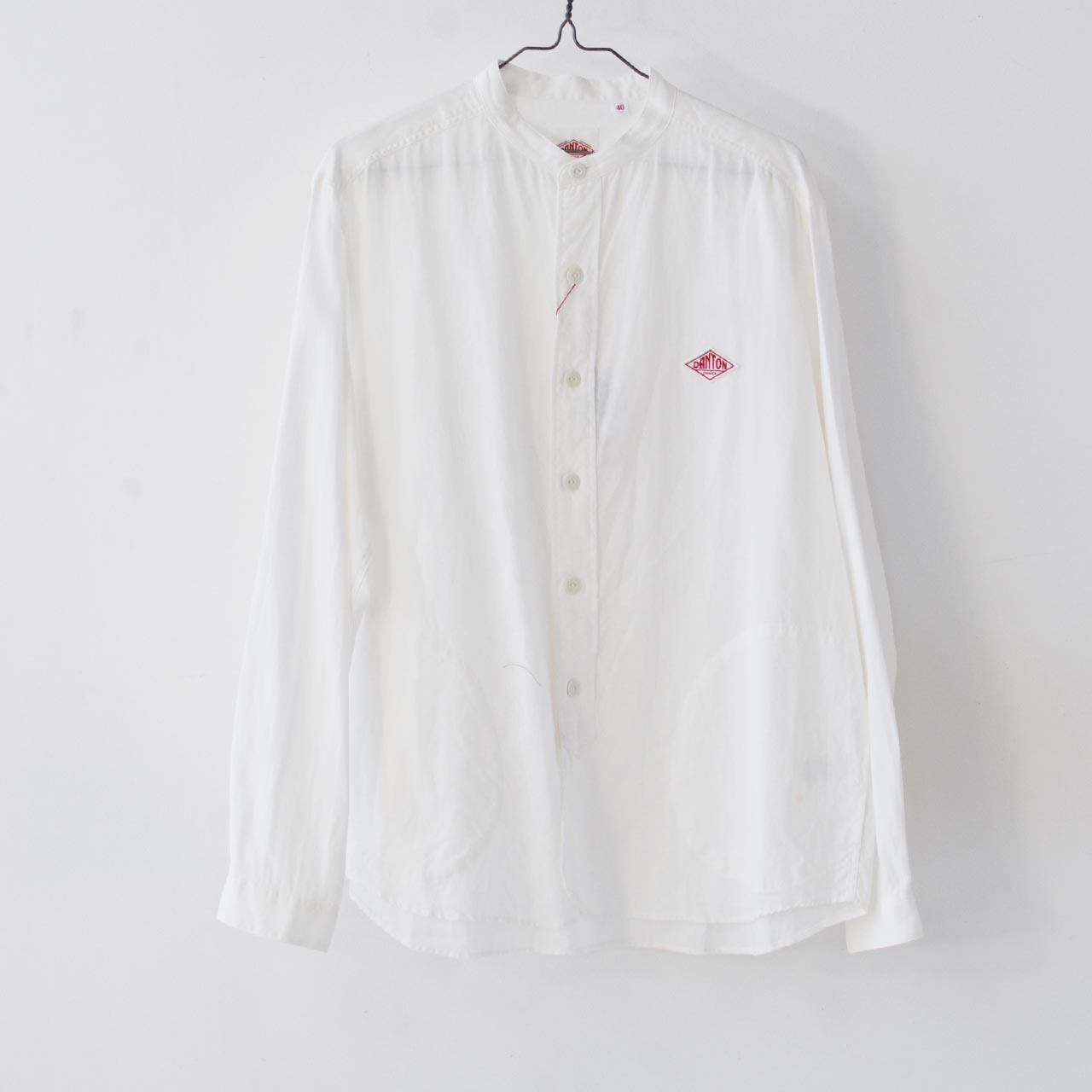 DANTON [ダントン] M\'s L/S LINEN CLOTH NO COLLAR SHIRTS [JD-3607KLS]_f0051306_16105425.jpg