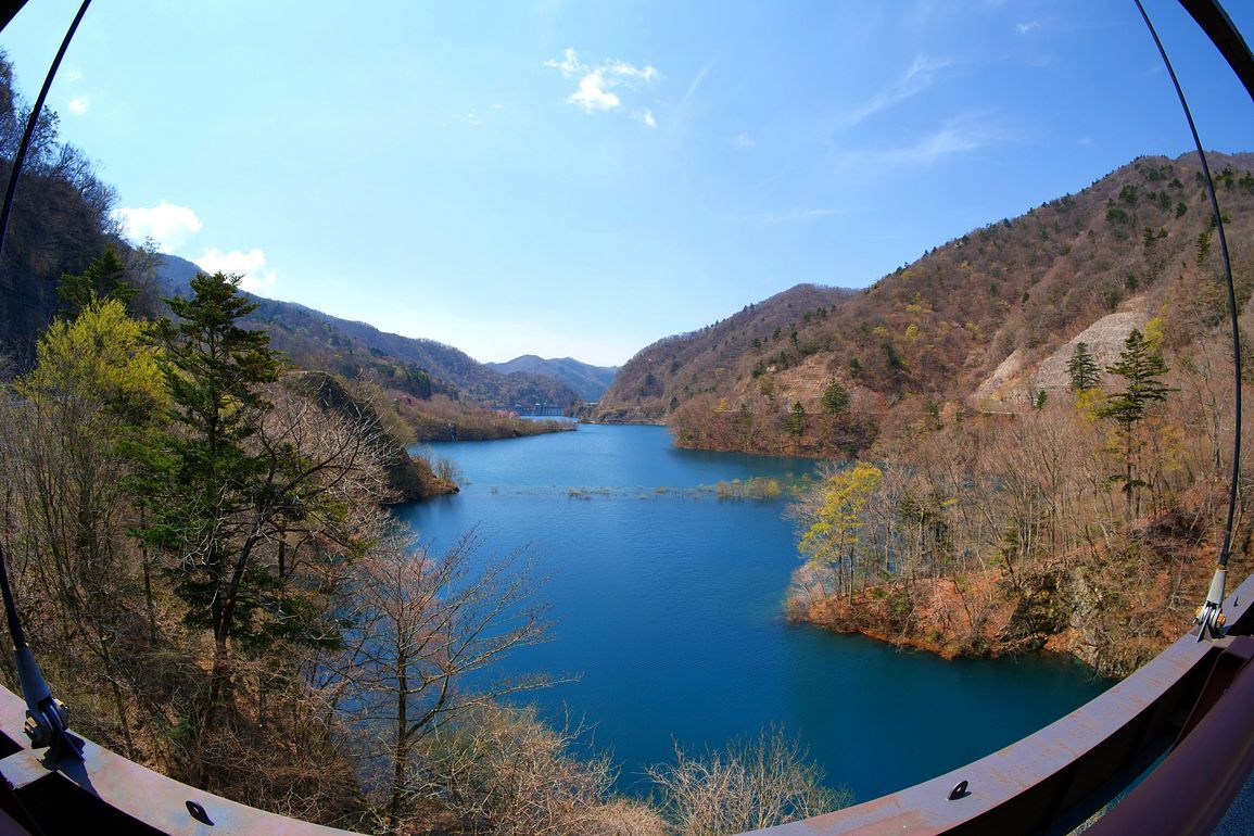 ターコイズブルーの美しさと水没林♪・・・四万川ダム奥四万湖へ行って来た。_a0031821_18093038.jpg