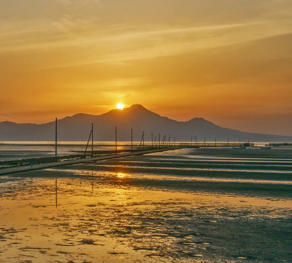 ✔ 天気は下り坂＝長部田海床路、御輿来海岸（宇土市）_d0238245_22100777.jpg