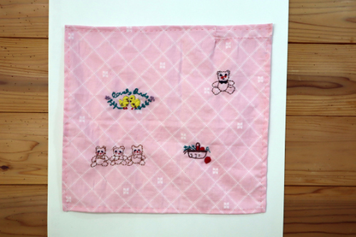 刺繍 ~ 刺繍入り布巾 ~_e0222340_15553472.jpg