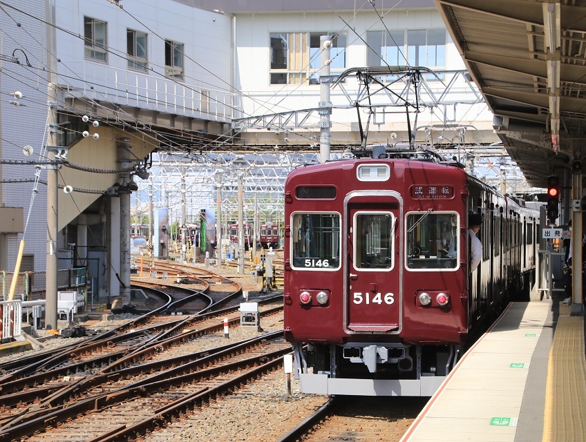 元・阪急5100系 能勢5146F 検査明け試運転 : 人生・乗り物・熱血野郎