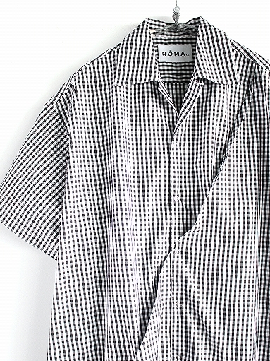 NOMA t.d. Work Shirt - Fold / Black x White (MENS)_b0139281_16290561.jpg