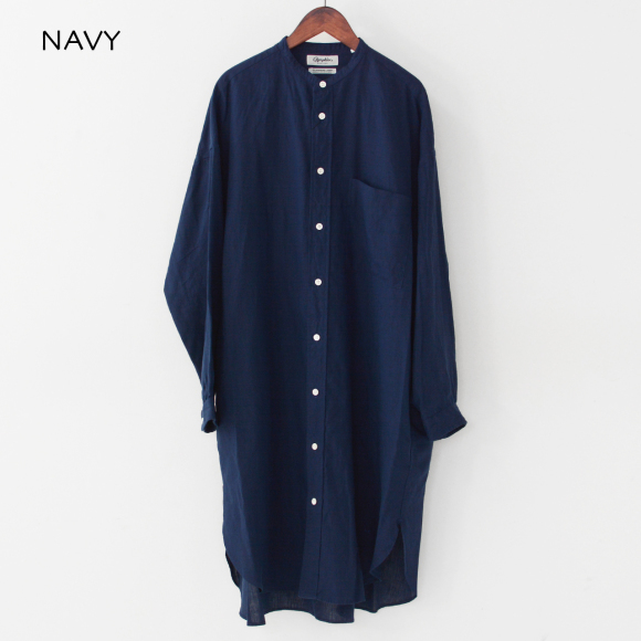 Gymphlex [ジムフレックス] BAND COLLAR SHIRT DRESS [J-1363 SLS]_f0051306_15175912.jpg