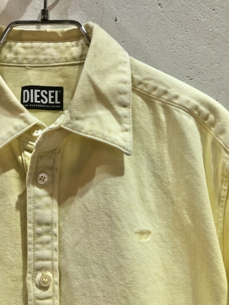 「DIESEL ディーゼル」新作シャツドレスとプリントTシャツ入荷です。_c0204280_12300352.jpg