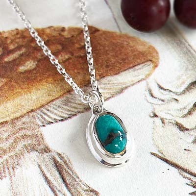 《WEB SHOP》ターコイズ ペンダント_f0155891_19193603.jpg