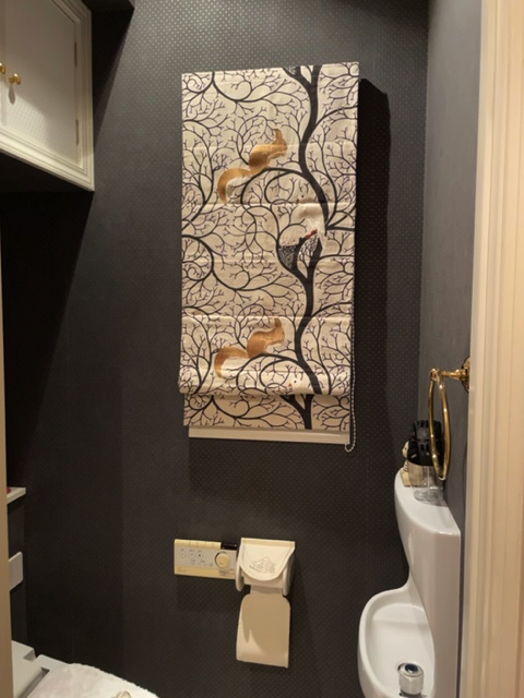 『サンダーソン』の『リス&ハト』でシャープシェードを納めました by interior styling of bright_c0157866_19464741.jpg