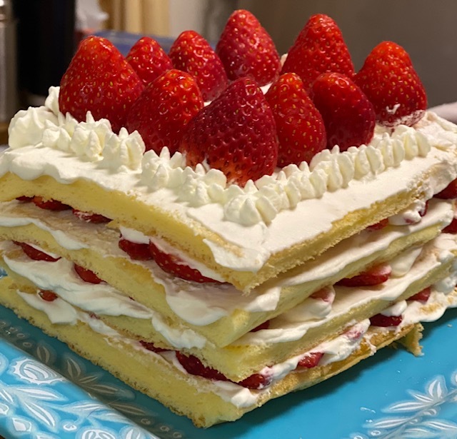 誕生日のケーキ&マフィン作り_d0122797_16225449.jpg