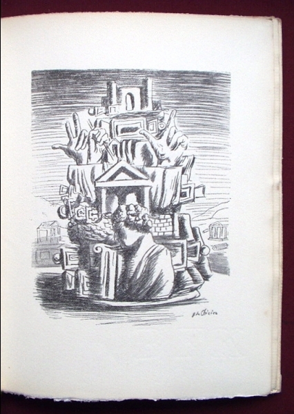 ジョルジョ・デ・キリコの挿絵本「Les Mystère Laïc」(1928 ジョルジョ・デ・キリコの挿絵本「Les Mystère Laïc」(1928