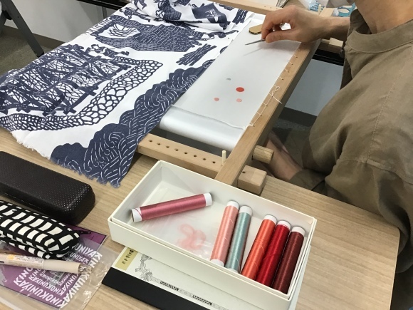 【古賀陽子のエレガント日本刺繍講座】生徒さんの作品です♪_c0357605_14121853.jpeg