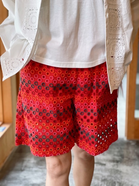 メール便送料無料 INCOTEX I40 一流の品質 総柄 レーヨン・リネン