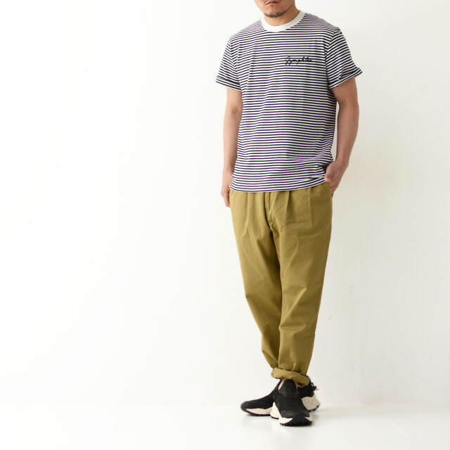 Gymphlex [ジムフレックス]M COMBED COTTON JERSEY TEE BORDER [J-1155CH]_f0051306_13002735.jpg