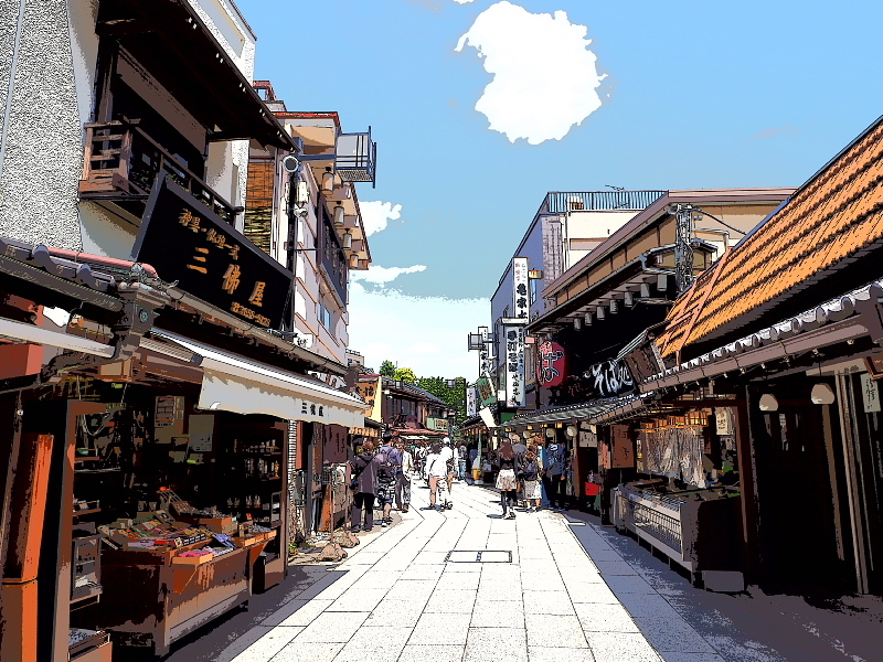 【OM-D散歩】葛飾柴又帝釈天①・参道編　～日本の重要文化的景観_b0008655_15484865.jpg