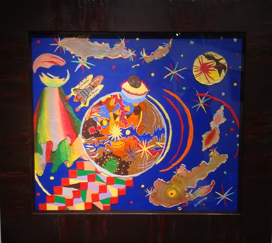 ジミー大西展 POP OUT@銀座三越 色彩の噴泉 : 鴎庵