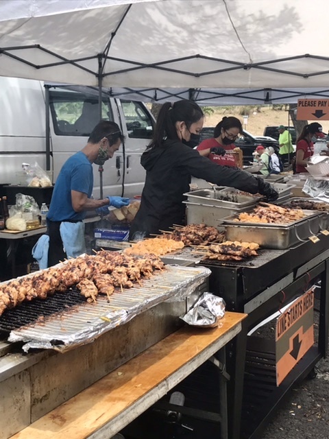 アロハスタジアムのスワップミートマーケットへ E N Joy