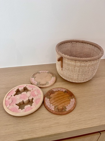 軽井沢彫 : ローズ家のナンタケットバスケット