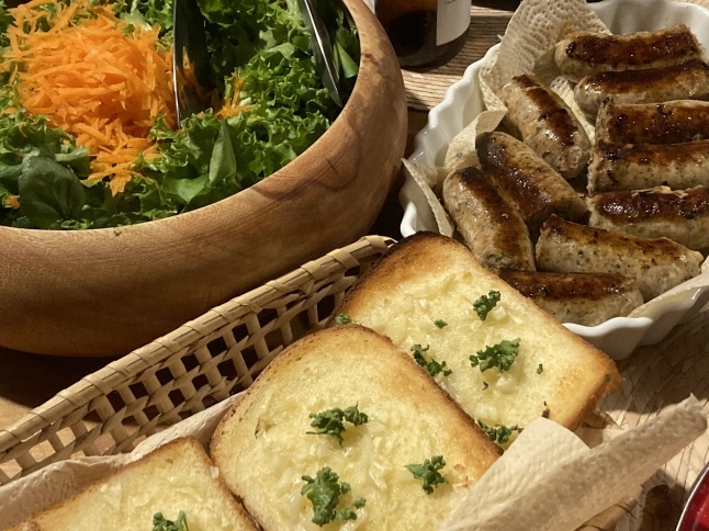 婿さまがつくる晩ごはん ラム肉のミントソース焼き_d0348118_14205491.jpeg