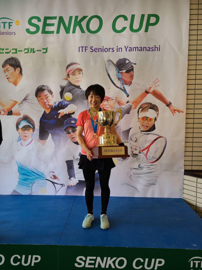 金栄堂サポート：ベテランテニスプレーヤー・八木下裕子選手　SENKO CUP ITF Seniors in Yamanashi優勝ご報告&Fact®SPORTSインプレッション！_c0003493_10334806.jpg