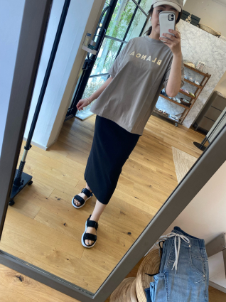 sirodelabonte  箔プリントルーズTEE_a0246319_14101150.jpg
